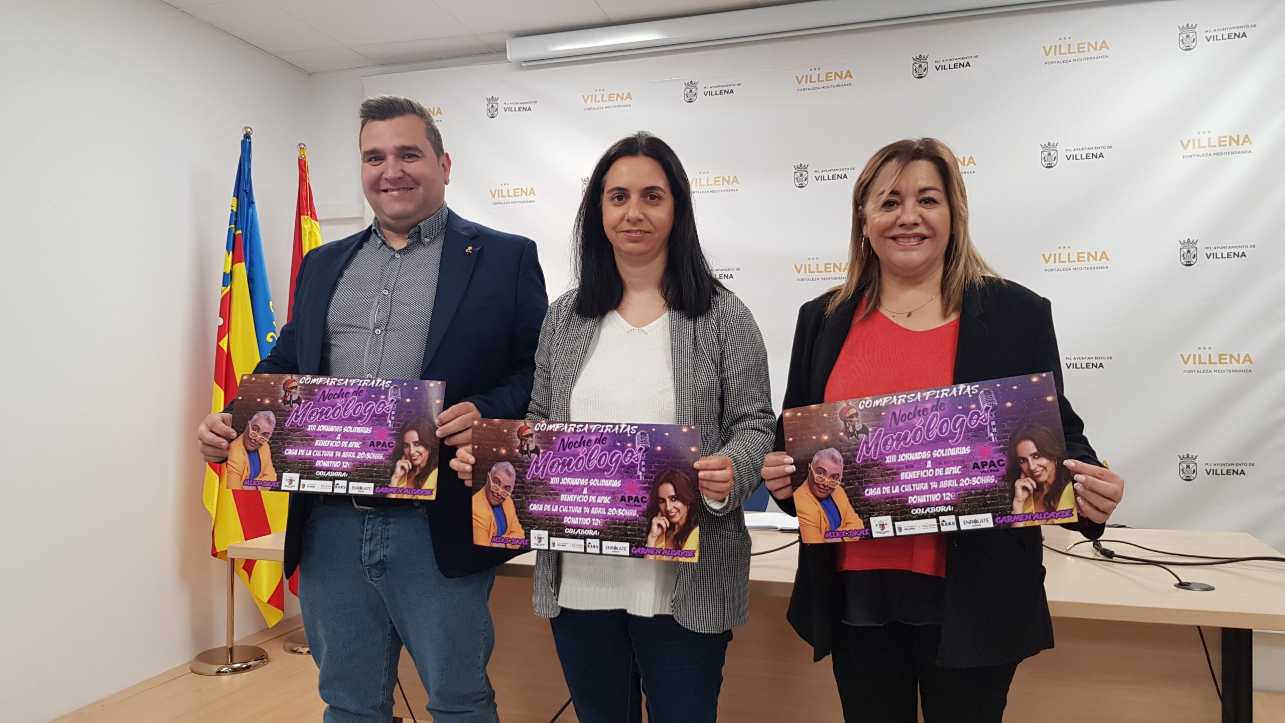 Carmen Alcaide y Miki Dkai abrirán las jornadas solidarias de la comparsa de Piratas a beneficio de APAC