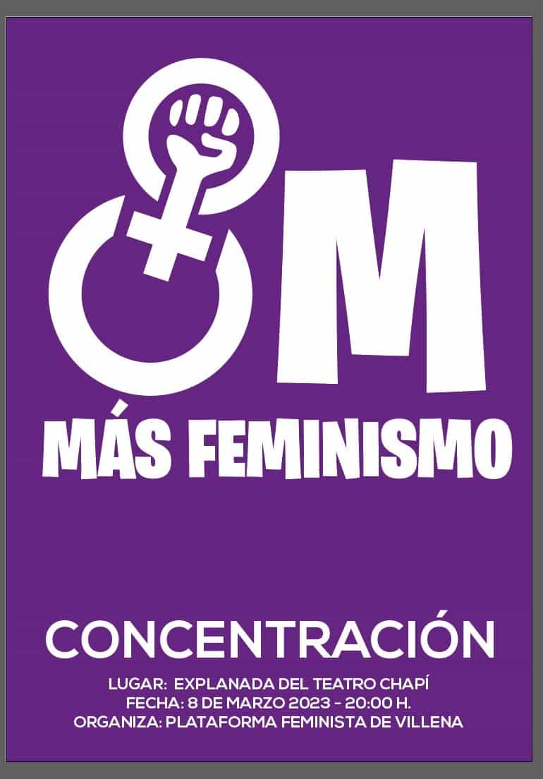 Comunicado por el 8M – IU+Podemos Villena