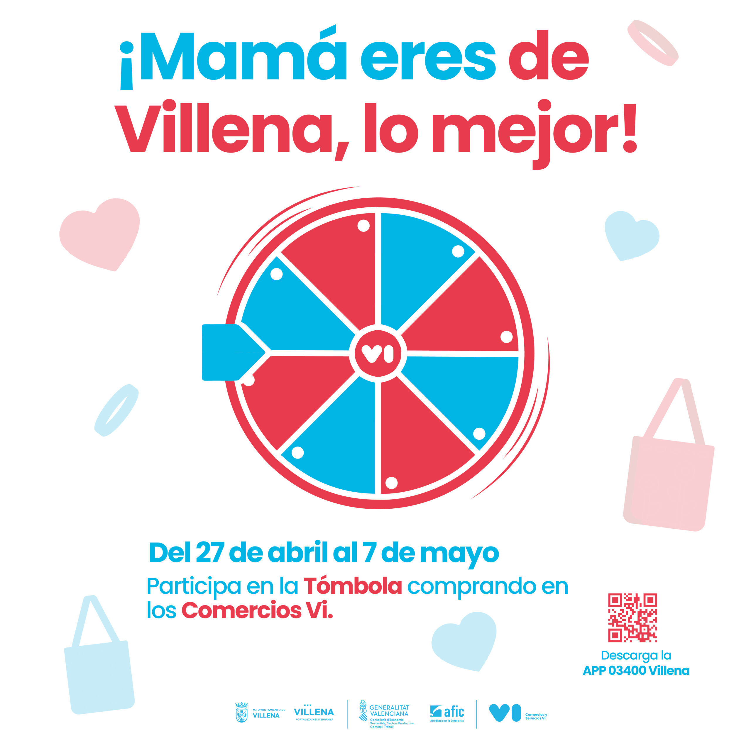 Comercios y Servicios VI celebra el Día de la Madre con una tómbola digital