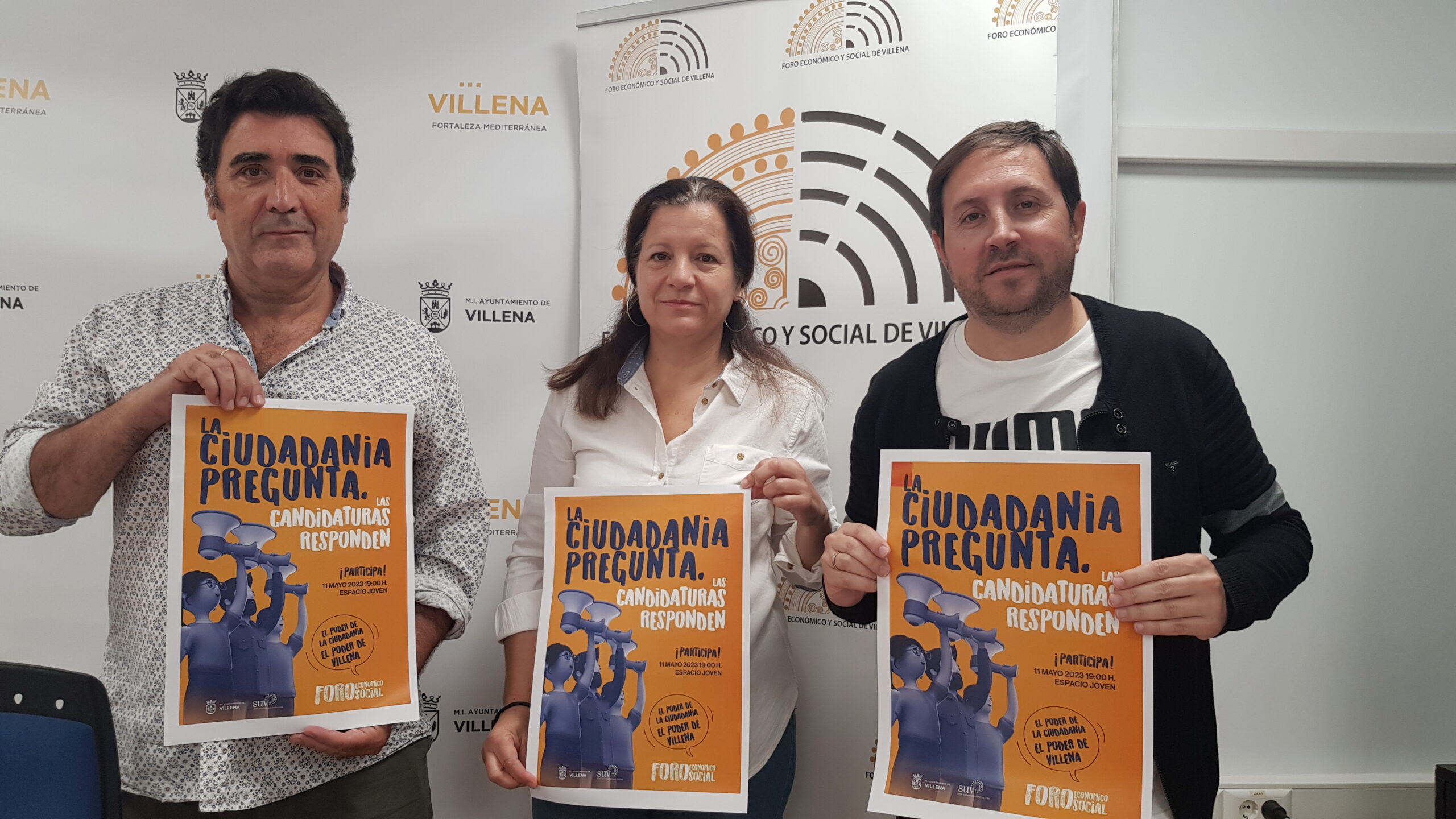 Los cinco candidatos a la Alcaldía de Villena responderán ante las preguntas ciudadanas