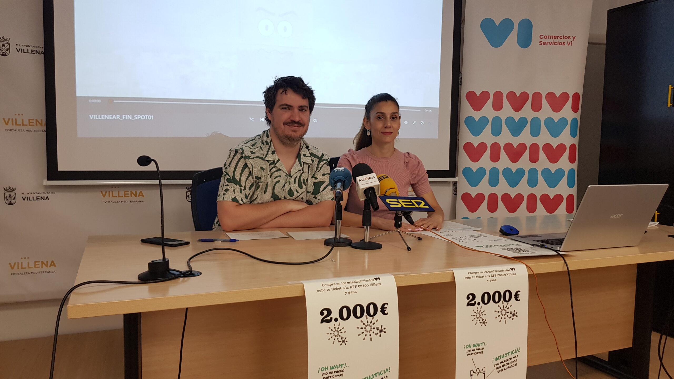 Comercios y Servicios Vi sorteará una paga de 2000 euros entre los clientes de la campaña “Villenear”