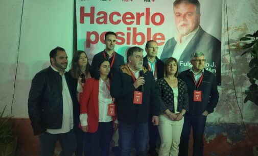 El candidato del PSOE (Fulgencio Cerdán): “Espero reeditar el pacto. No contemplo otro escenario”