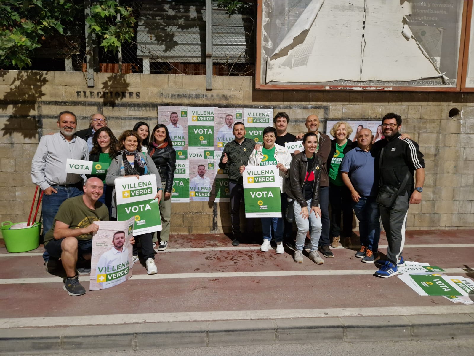 Verdes de Europa inician la campaña electoral bajo el eslogan “Villena +Verde”