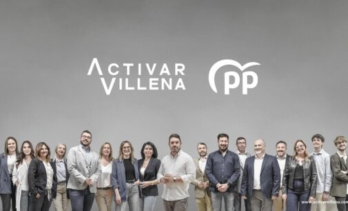 El Partido Popular  presenta la candidatura a la alcaldía de Villena con la presencia de Carlos Mazón