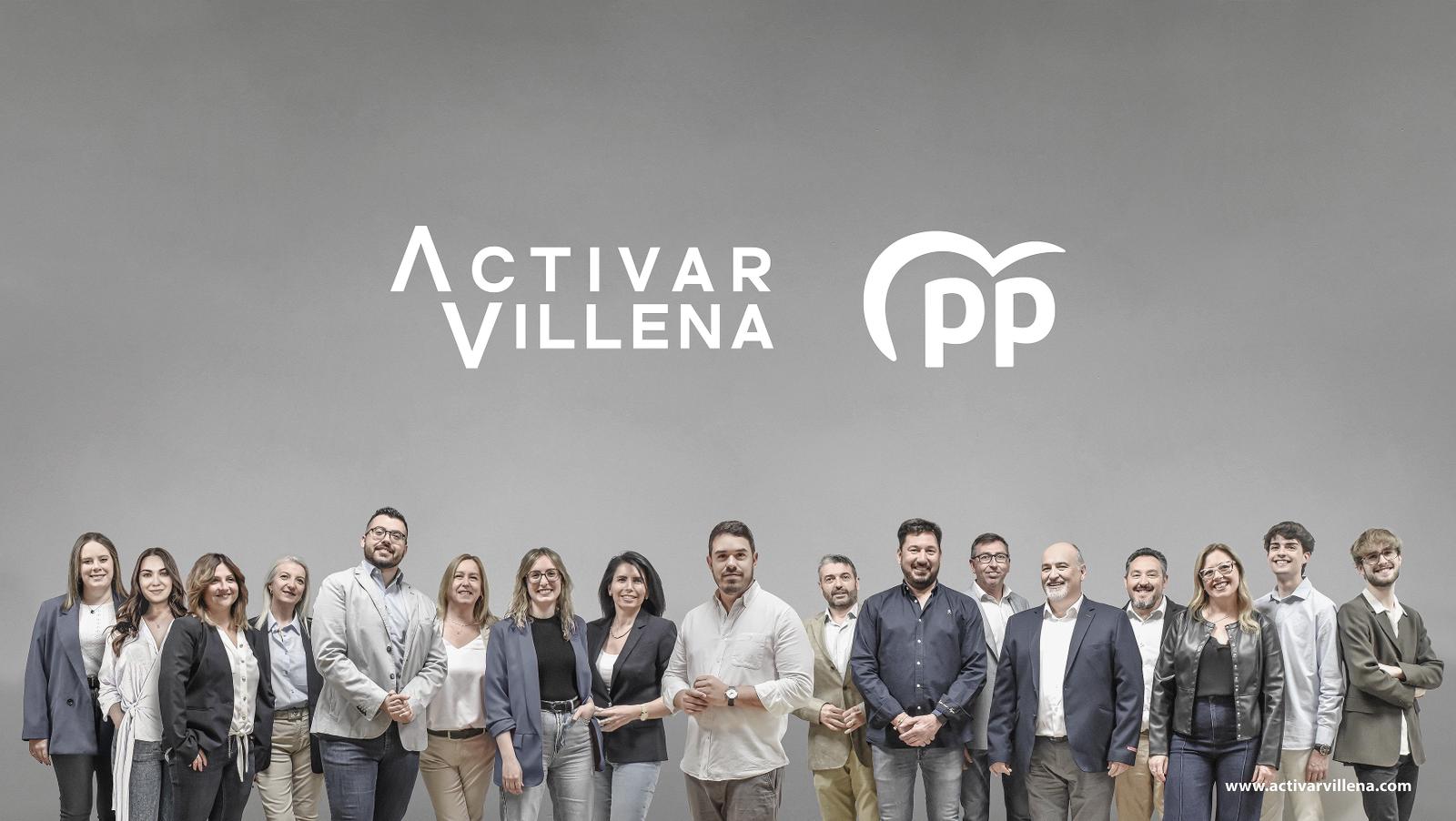 El Partido Popular  presenta la candidatura a la alcaldía de Villena con la presencia de Carlos Mazón