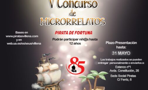 La comparsa de Piratas y la Sede Universitaria convocan el V concurso de microrrelatos