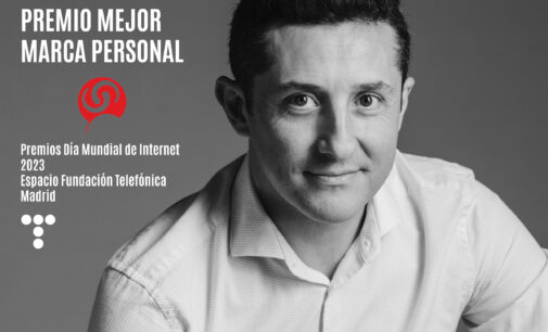 Francisco Torreblanca, Premio Nacional a la Mejor Marca  Personal en Marketing Digital en los Premios de Internet 2023