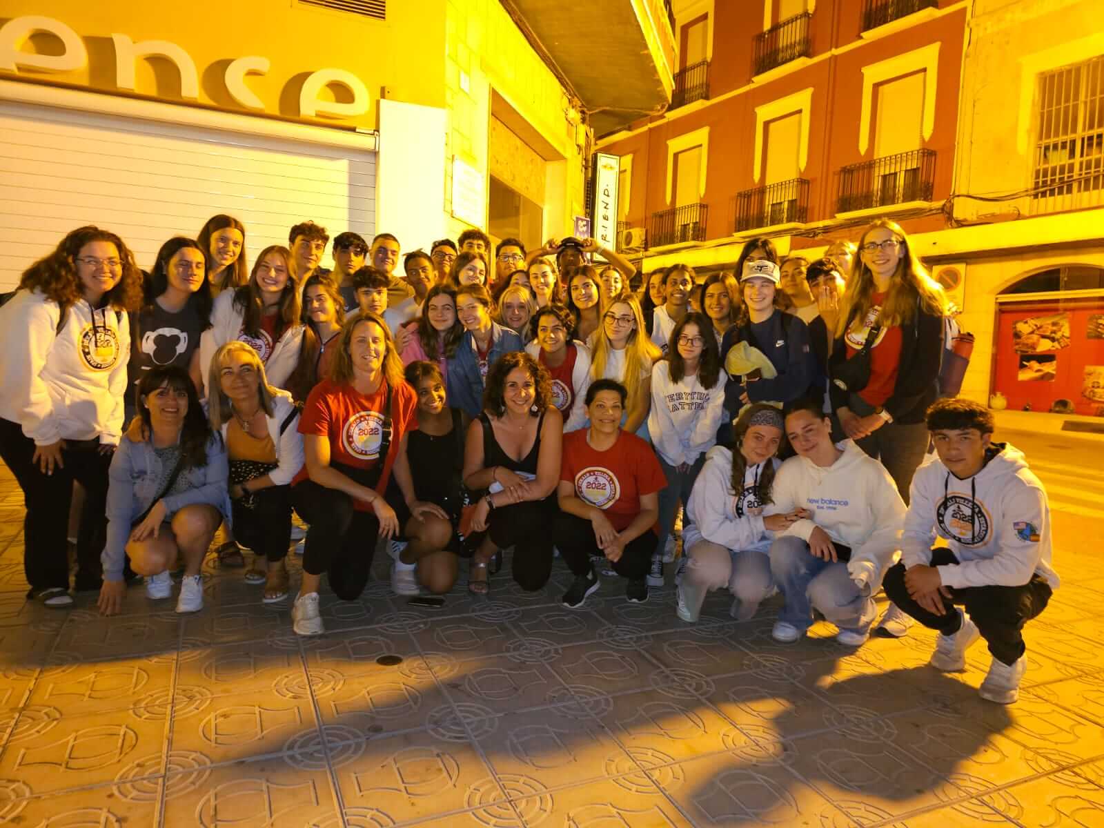20 alumnos de un instituto de EEUU participan en Villena en un intercambio con estudiantes del Navarro Santafé