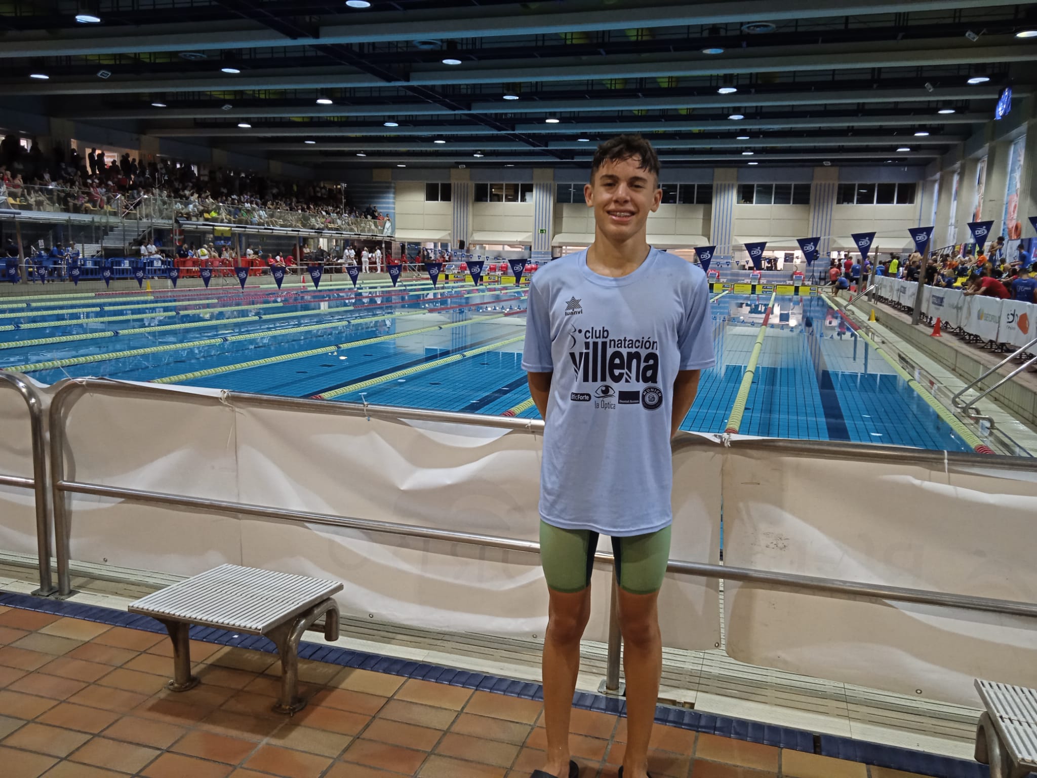 El nadador Pablo Candela participó en el Campeonato de España Alevín