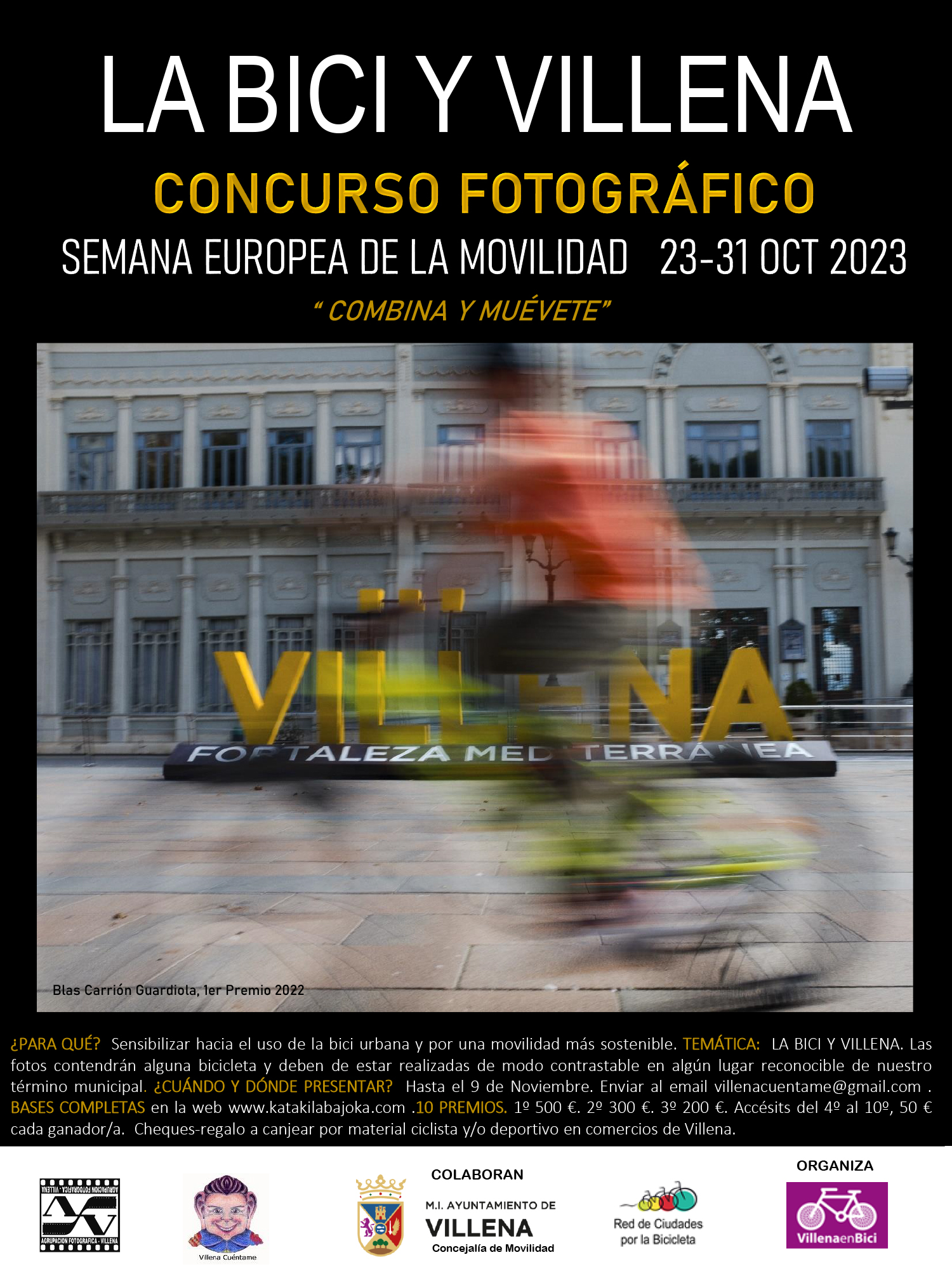 Últimas horas para la presentación de trabajos al concurso fotográfico ‘La bici y Villena’