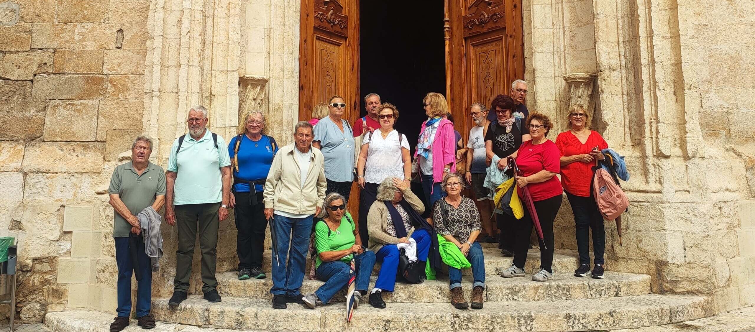 Los Amigos del Camino de Santiago de Villena pasan un día de convivencia con los de Denia