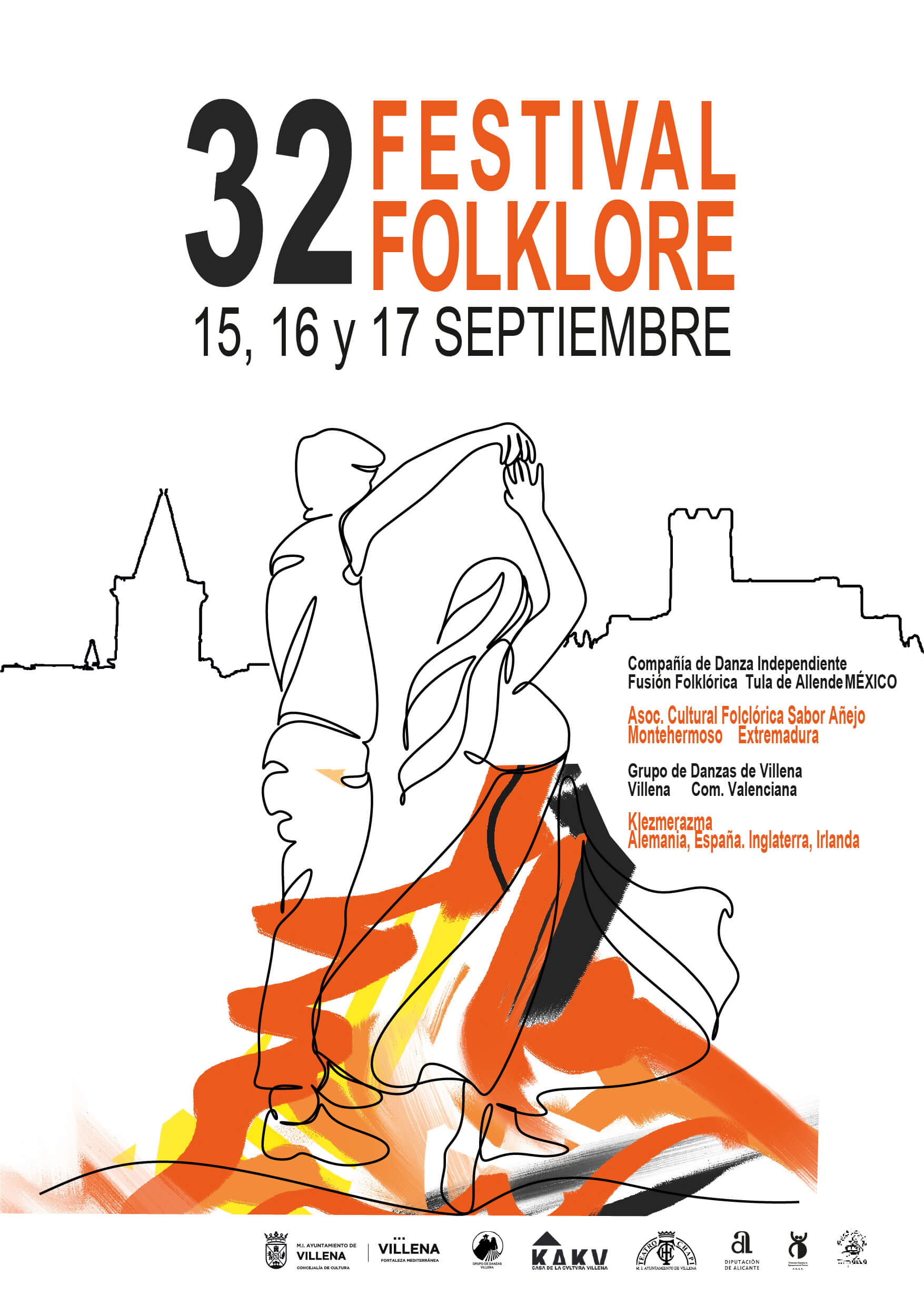 El Festival de Folklore en Villena se celebrará coincidiendo con el día de La Esclavitud