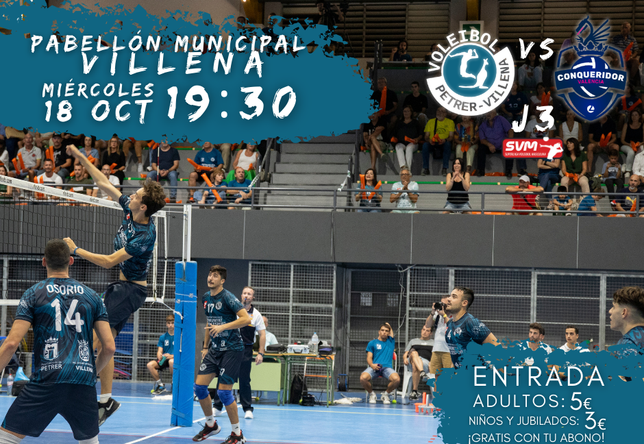 El Pabellón municipal de Villena acogerá un partido de Primera División de la Superliga de Voleibol