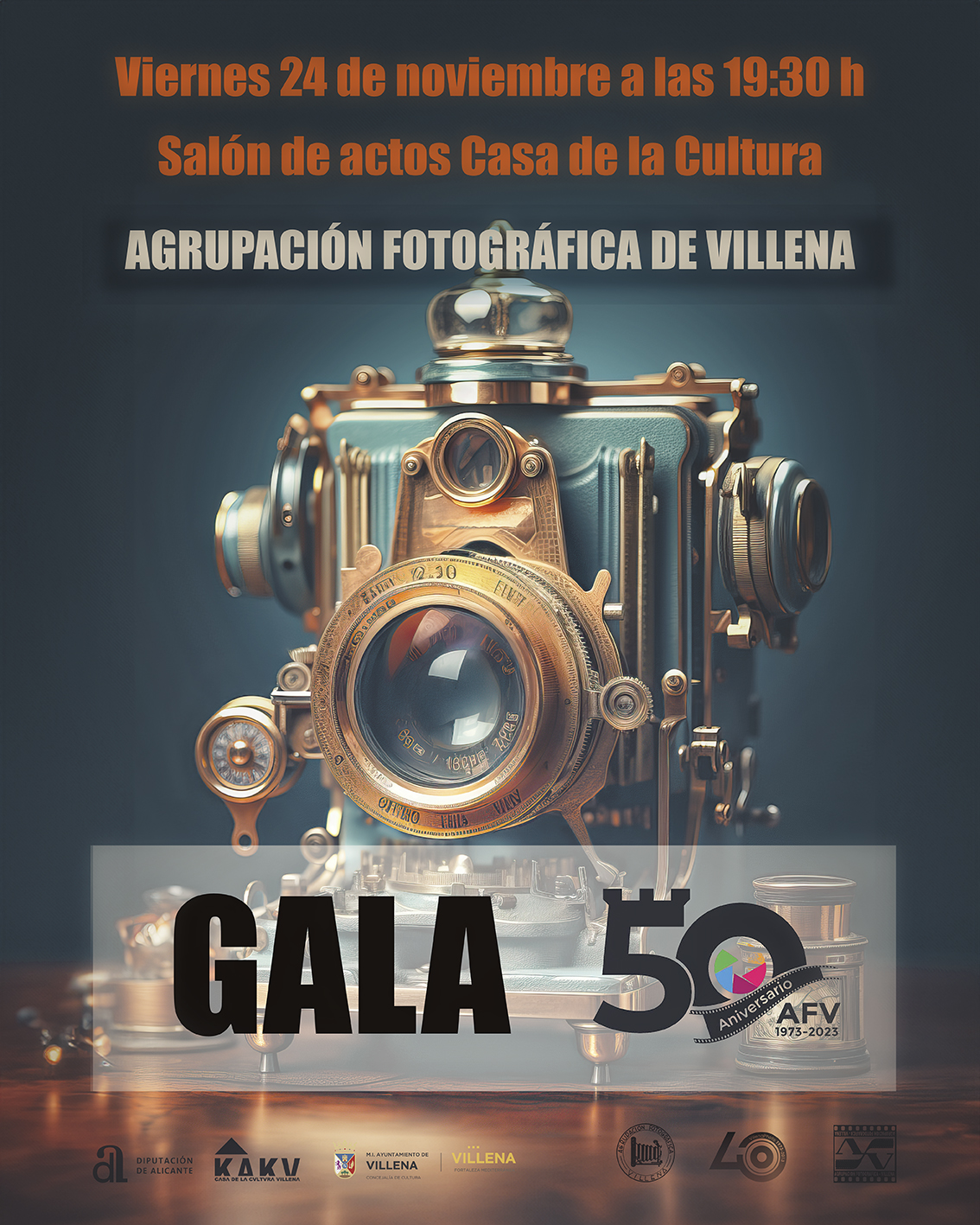 La Asociación Fotográfica de Villena celebra sus 50 años con una  Gala de Aniversario
