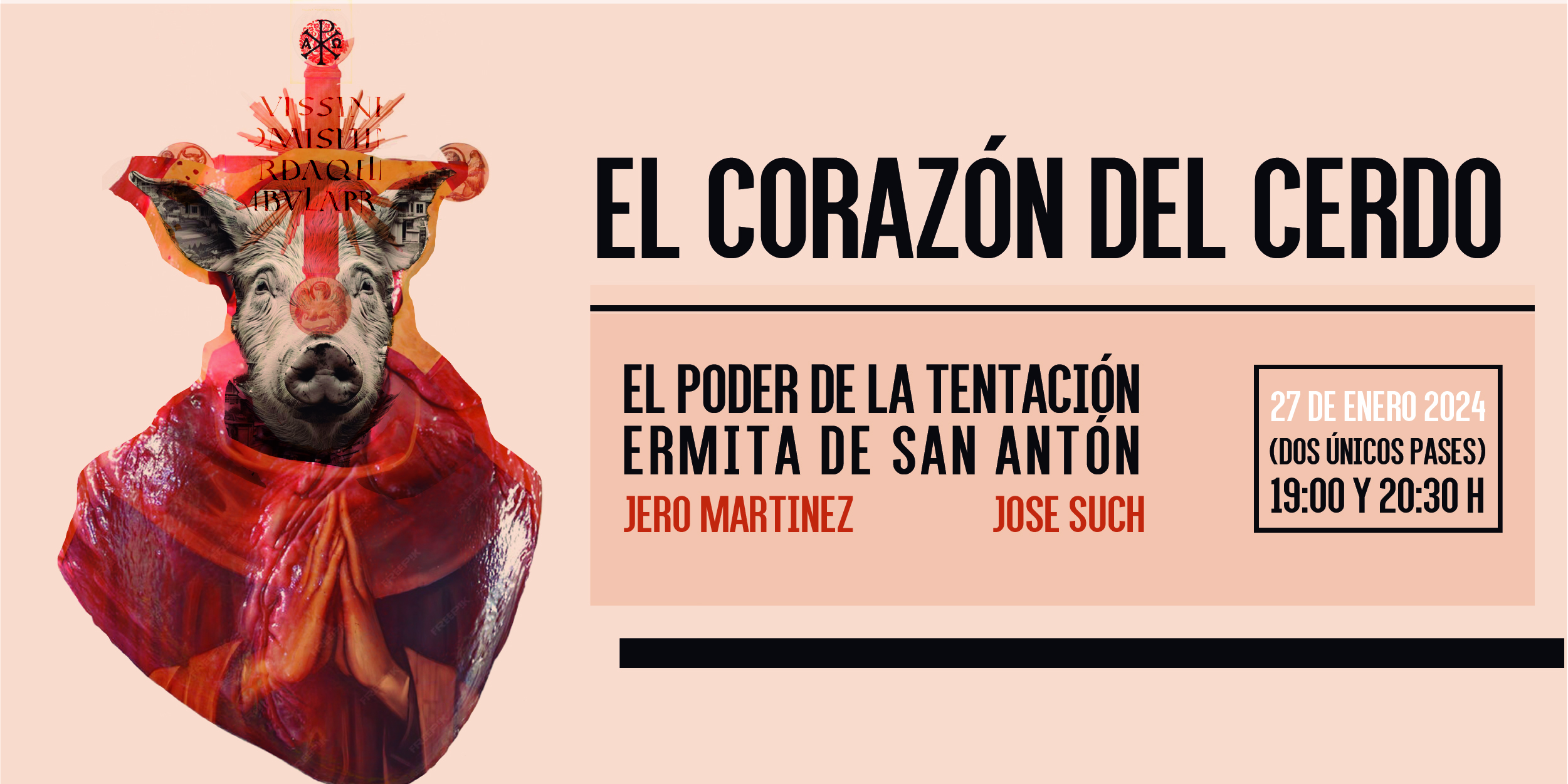 “El corazón del cerdo” cierra las actividades culturales de San Antón