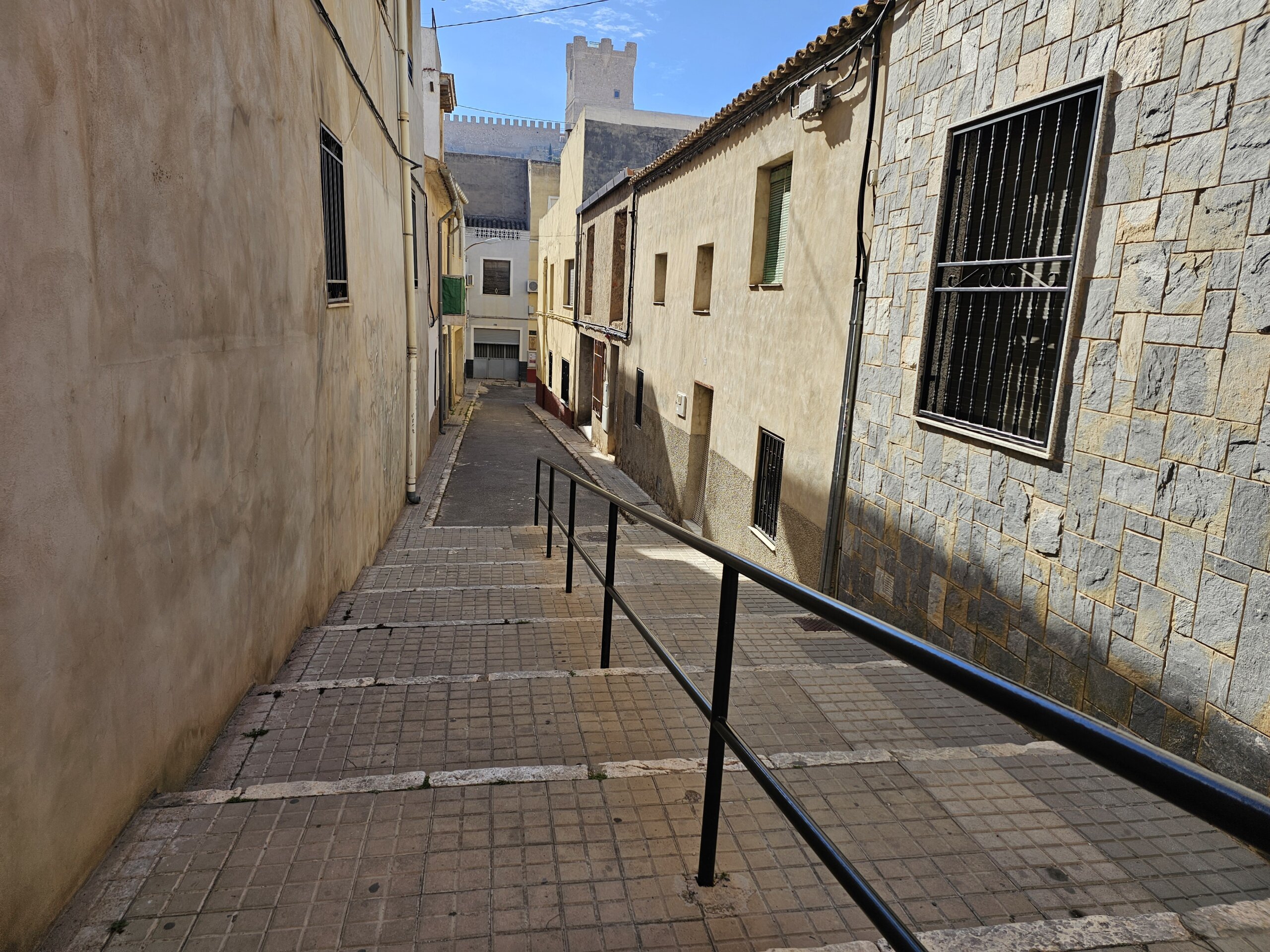 Eliminarán las escaleras de la calle Verónica en la reurbanización del barrio de San Antón