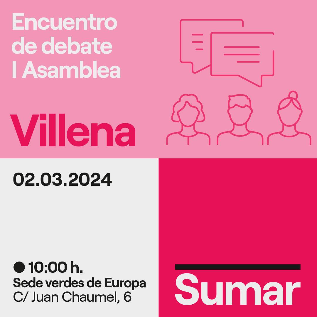  Villena participará en la configuración del partido de Yolanda Díaz, Sumar